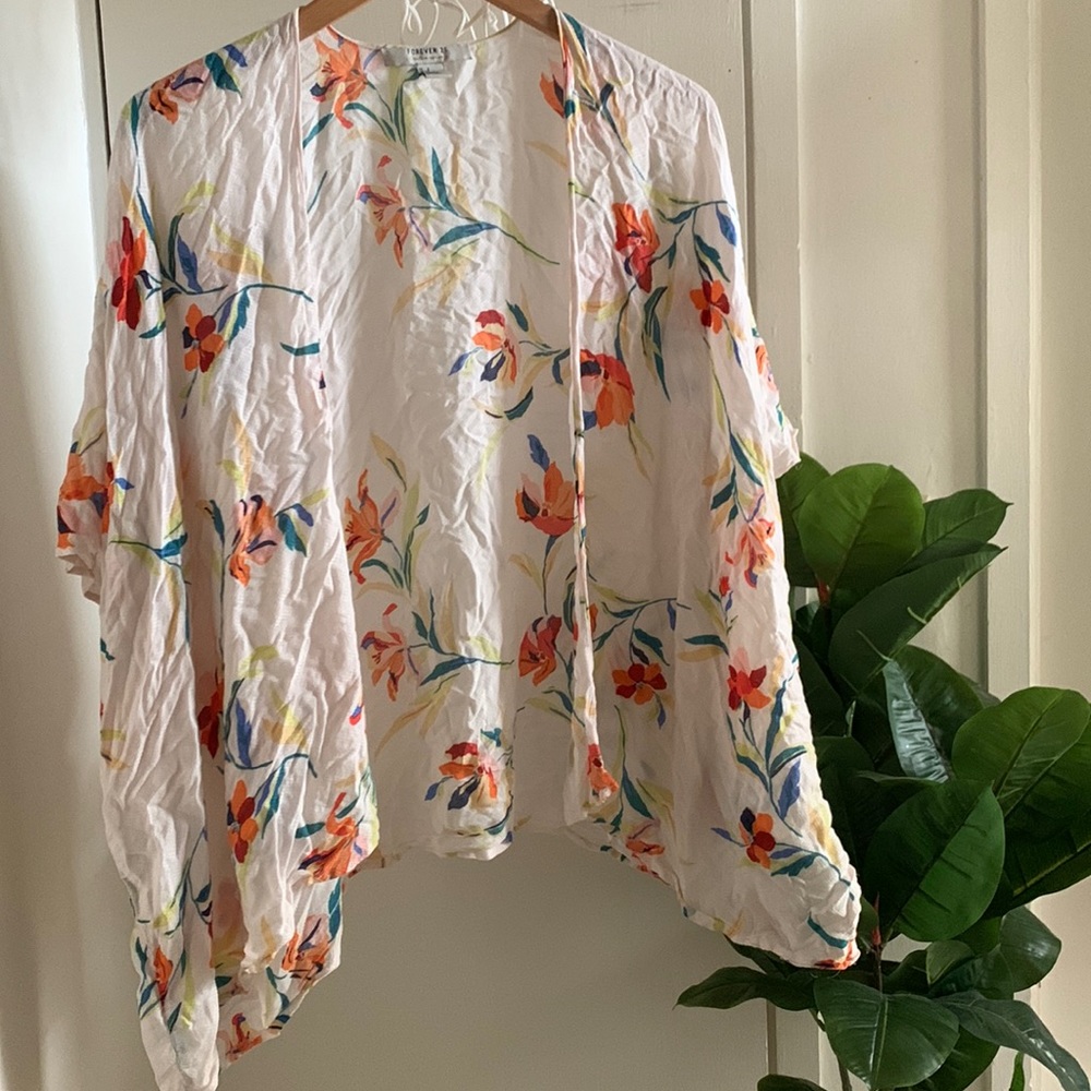 F21 Floral Coverup